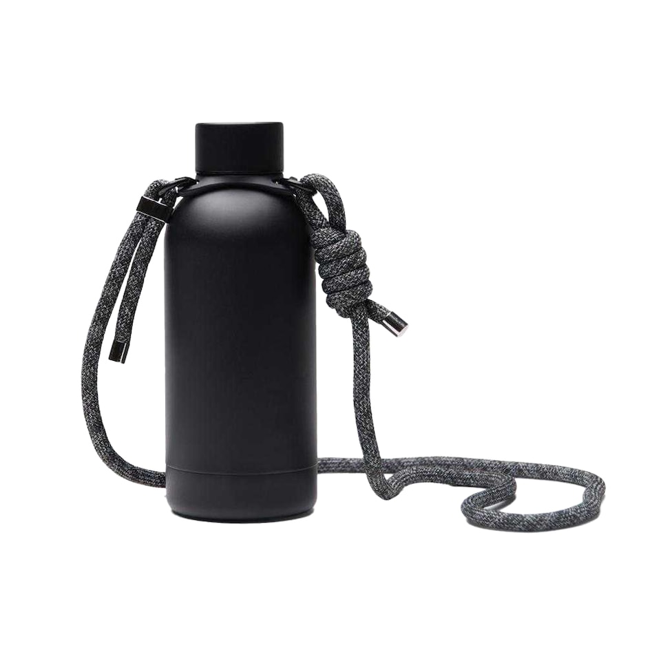 image 1 of Vinga Parks Stainless Steel 400ml Water Bottle | Black | Black | 1