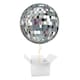 image 2 of Disco Ball Orbz Foil Helium Balloon - Inflated Balloon in a Box Multi
