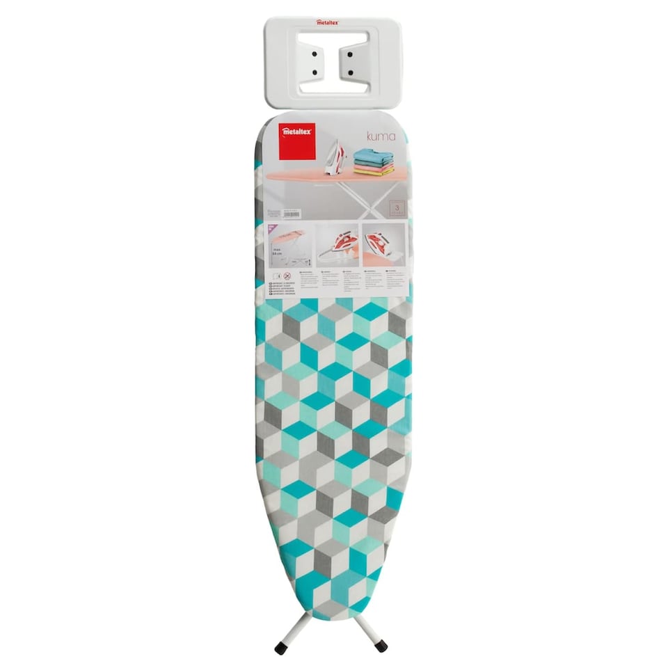 image 1 of Metaltex Kuma Ironing Board - Cubes