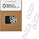 image 4 of Shower Curtain Hooks (Pack of 10)