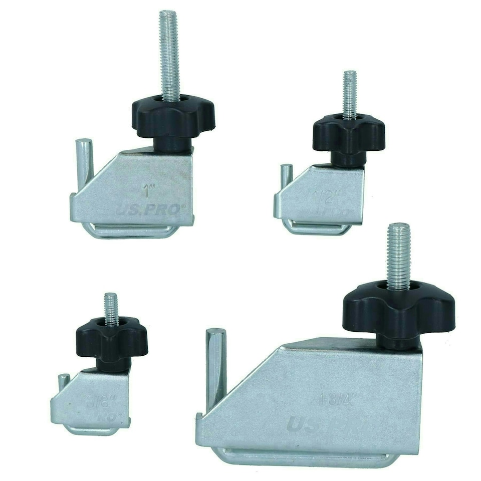 image 1 of Pipe / Tube / Brake Line Clamp 4pc Set by U.S Pro tools AT188
