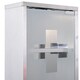 image 8 of HOMCOM Wall Mounted Medicine Cabinet First Aid Box Glass Door Lockable 3 Shelves Silver