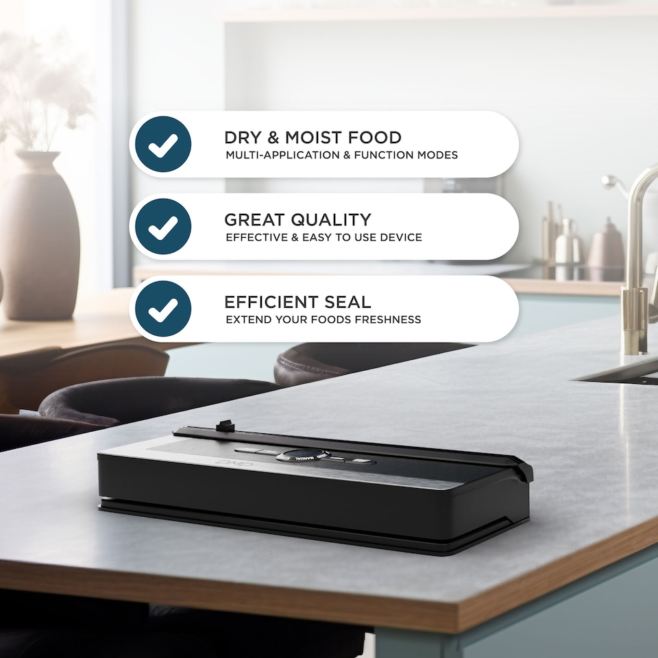 image 1 of DMD 6 in 1 Vacuum Sealer Machine, 30cm Longer Seal Food Sealer with Vacuum Sealer Bags