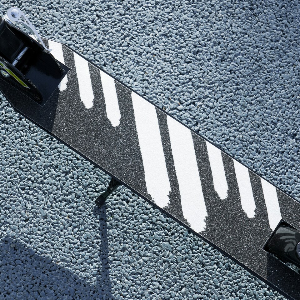 image 1 of AIYAPLAY Scooter for Ages 3-8 Years, Folding Kick Scooter with Adjustable Handle, Two Light Up Wheels, Handbrake, Rear Brake | Black