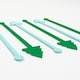image 3 of Christmas Tree Green Acrylic Drink Stirrers - Pack of 6
