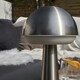 image 3 of ValueLights Troy Table Lamp Pair of Dimmable Brushed Silver Table Lamp and Integrated LED .6W Warm White 3000K Bulb