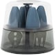 image 6 of CALITEK 4 Piece Cheese Knife Set with Stand Stainless Steel Blades Blue