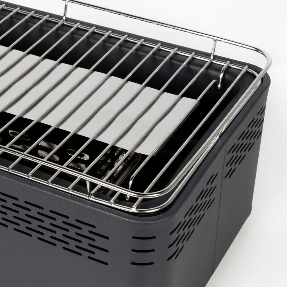 image 1 of Portable Smokeless Charcoal Barbecue Aktive Stainless steel Iron 45 x 19 x 28 cm
