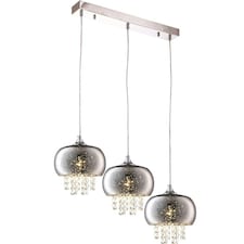 Milagro Pendant Lamp Starlight 3XE14 Chrome