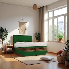 Paris End Opening Ottoman & Orthopaedic Mattress + 24" Headboard