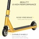 image 5 of HOMCOM Stunt Scooter Entry Level Tricks Scooter for 14+ Beginners, Gold