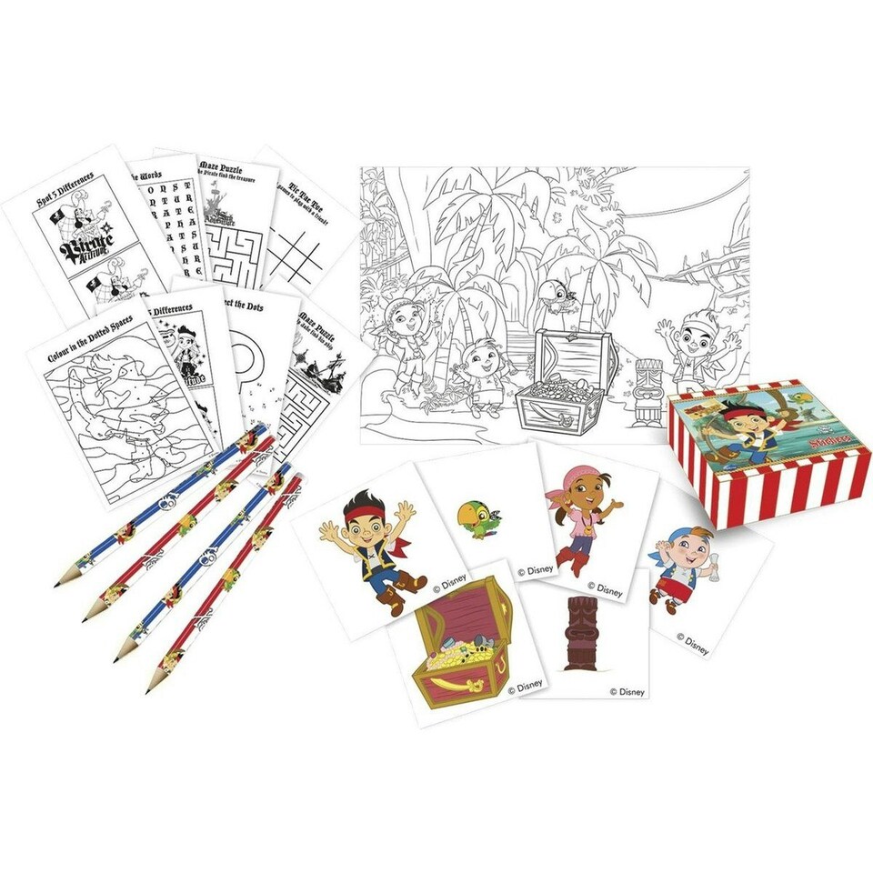 Jake And The Never Land Pirates Characters Activity Kit - Multicoloured - One Size