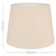 image 3 of ValueLights Aspen Cream Pendant Shade