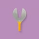 image 3 of Chef'n Peachster Peach Pitter Stainless Steel Comfortable Grip