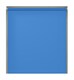 image 1 of 125cm Blue Plain Straight Edge Daylight Roller Blind | Blue | Blue