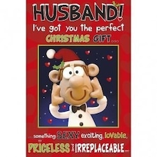 Husband at Christmas (Humour) Christmas Card