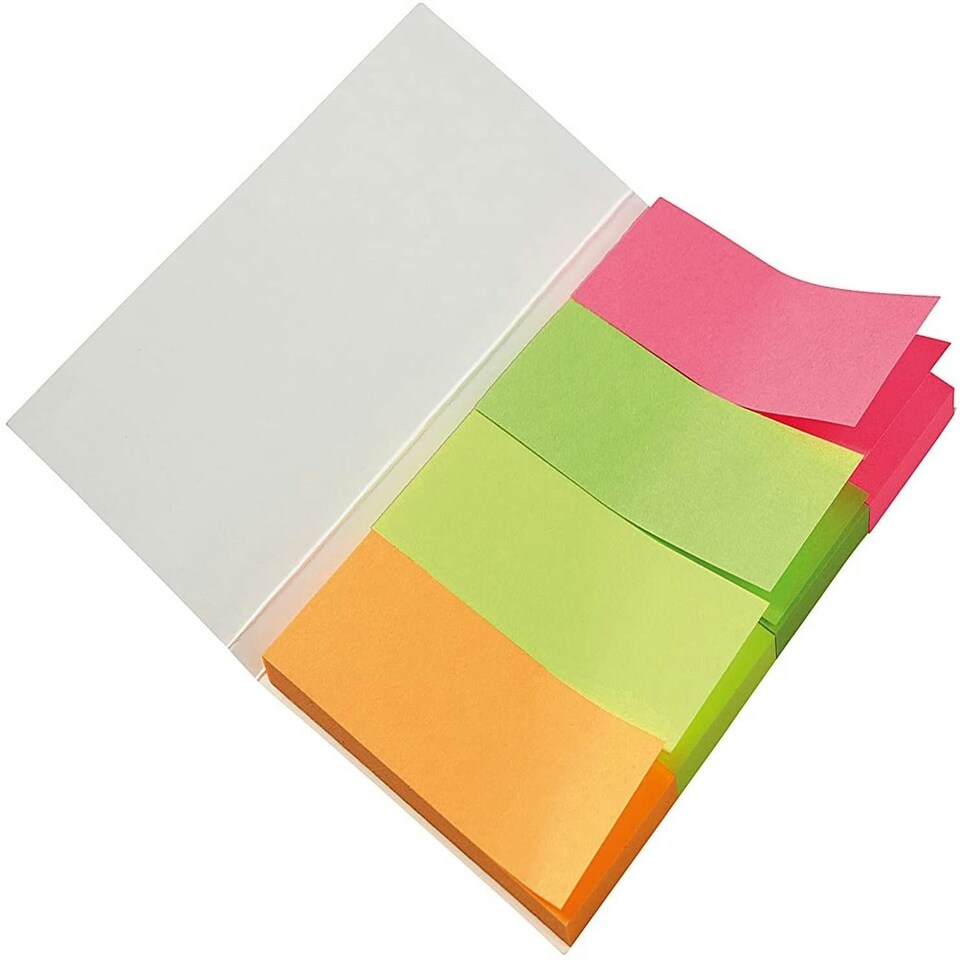 image 1 of Q-Connect Quick Tabs 20 x 50mm Neon (Pack of 200)