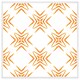 image 1 of Orange ravishing boho chic (Picture Frame) White | XS