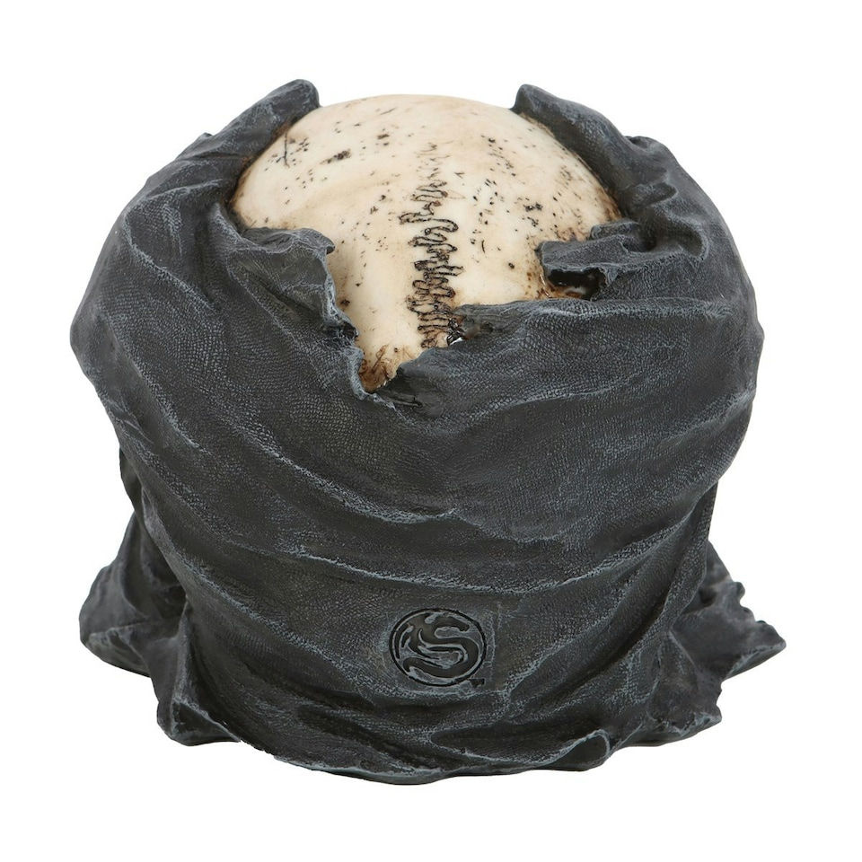 image 1 of Spiral Direct See Hear Speak No Evil Skull Ornament - Black/White - One Size