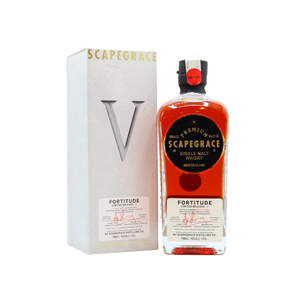 Scapegrace - Release V - Fortitude - New Zealand Single Malt 3 year old Whisky