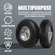image 6 of Set Of 4 Pneumatic Sack Truck Tyres 10'' Replacement Barrow Wheels