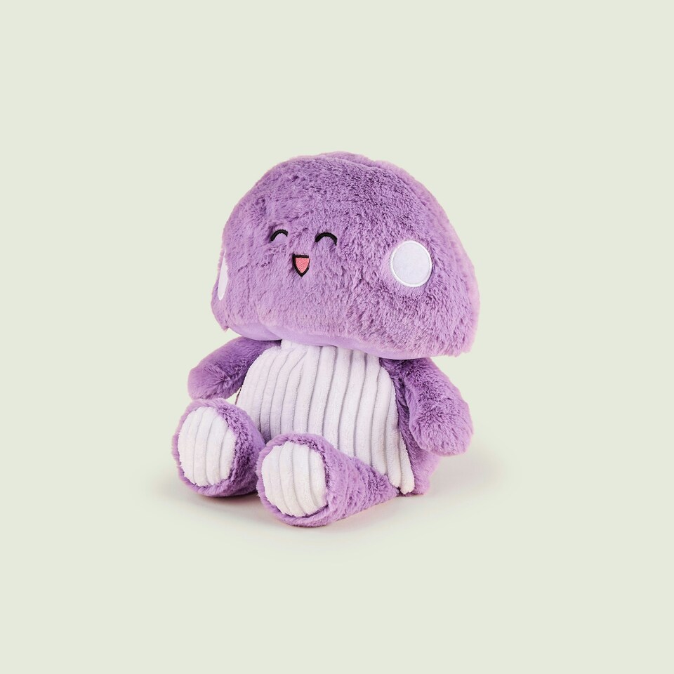 image 1 of Warmies Purple Mushroom Plush