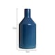 image 4 of BHS Bottle Ceramic Vase, Blue