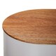 image 4 of Alton Cream Bread Bin With Acacia Wood Lid Cream