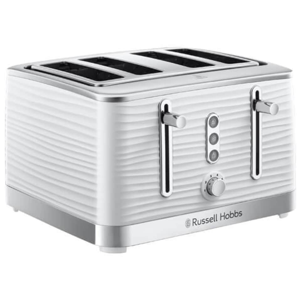 image 1 of Russell Hobbs Inspire Kettle & 4 Slice Toaster Set White