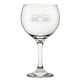 image 1 of Personalised World's Best Mum Engraved Gin Balloon Cocktail Glass