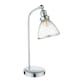 image 1 of Brunswick Polished Nickel & Glass Desk Table Lamp Silver
