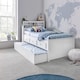 image 2 of Veera White Guest Bed With Drawers And Trundle