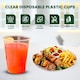 image 2 of ECONX 7oz Disposable Clear Vending Water Cooler Drinking Cups Plastic Strong Drinking Glasses 1000pc