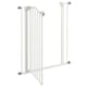 image 8 of PawHut 74-80cm Adjustable Metal Pet Gate Safety Barrier w/ Auto-Close Door White