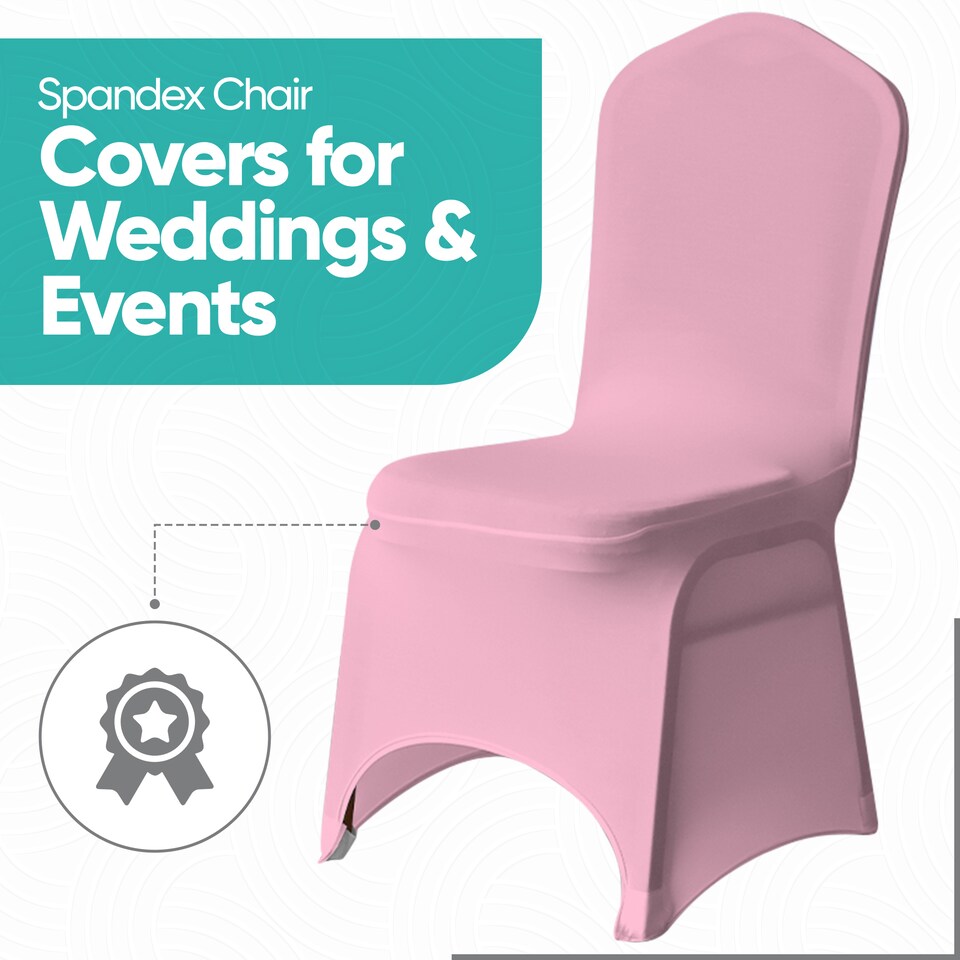 image 1 of Chair Cover Spandex Polyester Stretch Fabric Dining Slipcovers