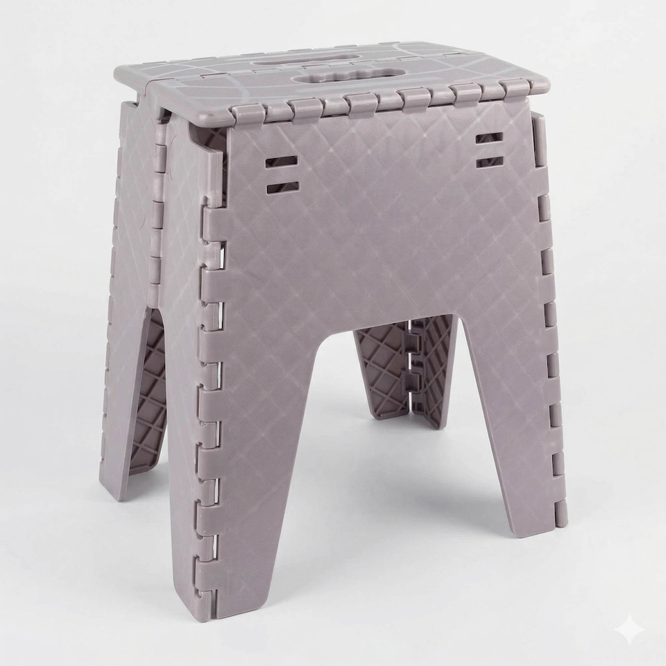 image 1 of Folding Step Stool Portable & Compact Home Stool