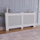 image 1 of Vida Designs Oxford Radiator Cover Painted MDF Cabinet, White, 172cm