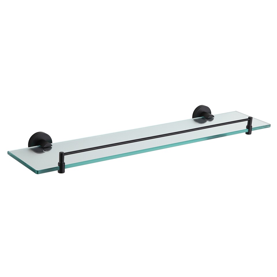 image 1 of Showerdrape Modernity Black Wall Mounted Vanity Shelf | Black | 1