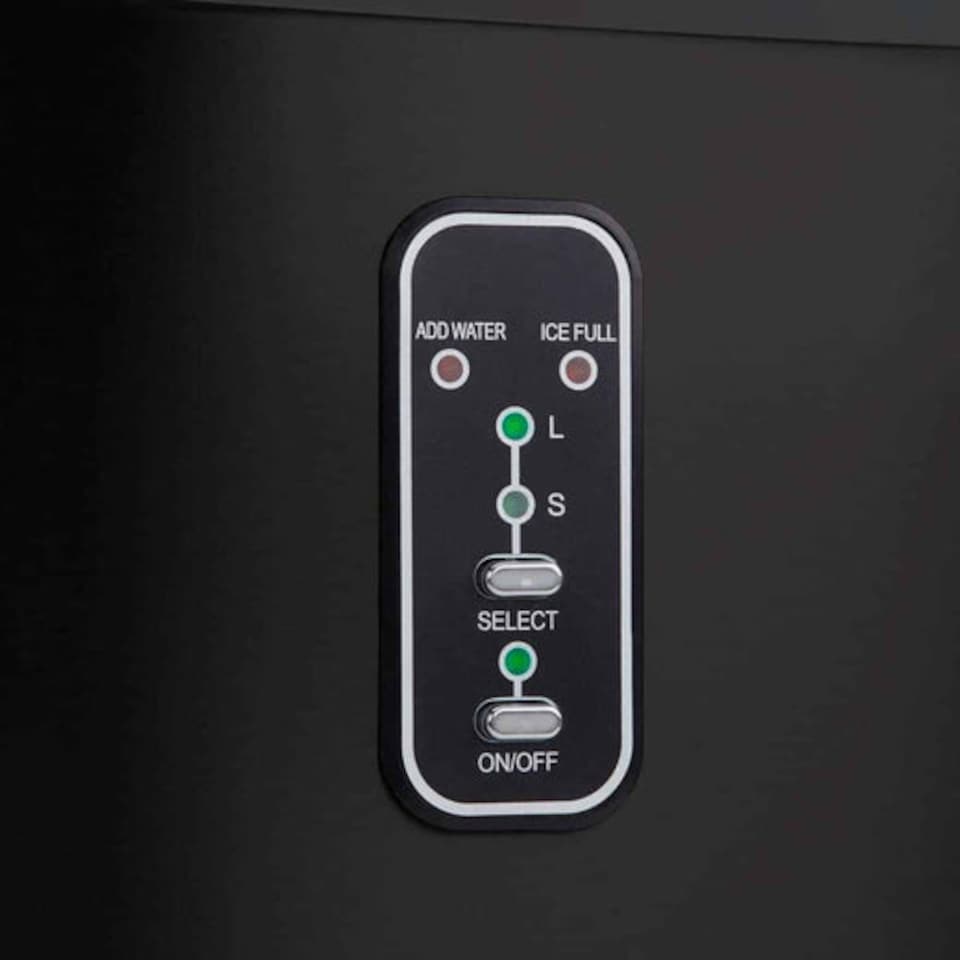 image 1 of Cooks Professional Ice Maker Machine with Scoop & 2.2L Tank - Makes 14KG Per Day | Black