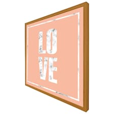 Love marble (Picutre Frame) Brown | Oak | XS