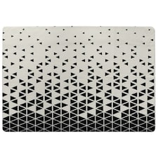 Geometric Triangles (Rug) Black | XL: 160x230cm