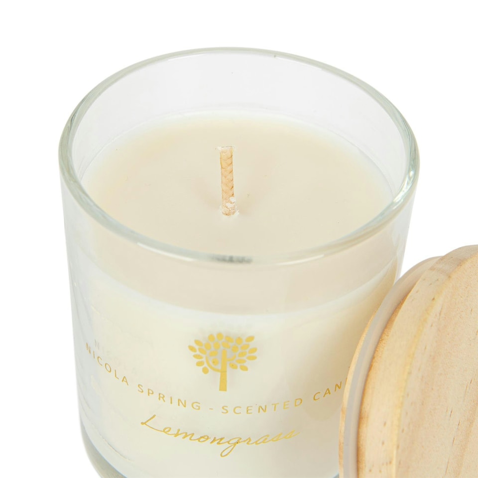 image 1 of Nicola Spring Soy Wax Scented Candle - 130g - Lemongrass
