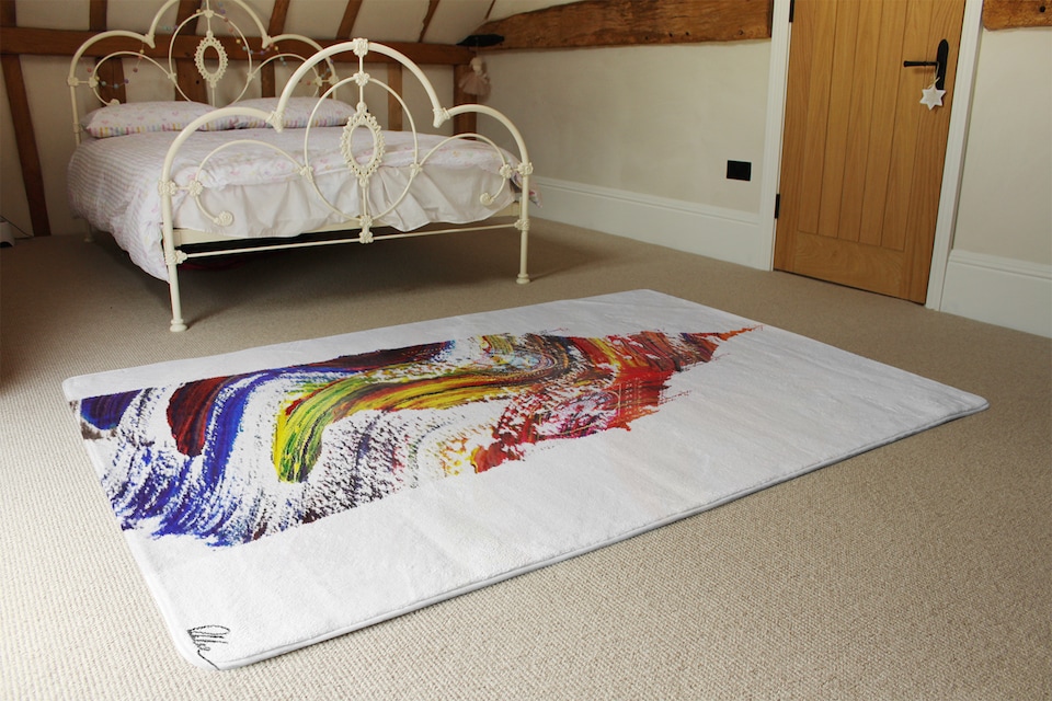 image 1 of Swirly Ben Rug | Multi