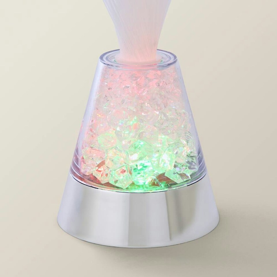 image 1 of ValueLights Fibre optic lamp Fibre optic lamp Clear White Illuminated Decoration and Integrated LED 1W Multicolour Bulb