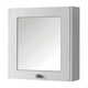 image 1 of Bathroom Mirror Cabinet 600mm Wide - White - (Aberdeen) White
