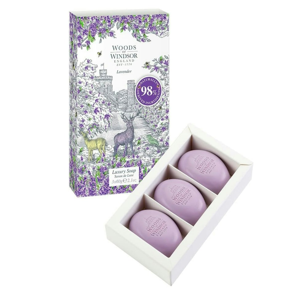 image 1 of Woods of Windsor Soap Lavender 3x60g