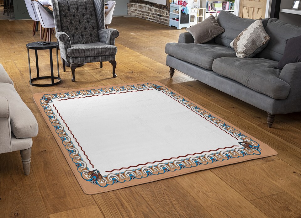 image 1 of Egypt Border Rug | Multi
