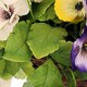 image 5 of Oypla Artificial Garden Hanging Wicker Basket with Multicoloured Pansy Flowers