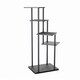 image 3 of Living and Home 5-Tier Modern Plant Stand Shelf Plant Display Rack | Black | 5 Tiers