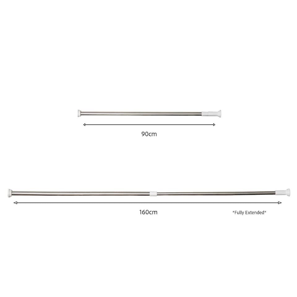 image 1 of 90-160cm Medium Adjustable Window or Door Display Tension Rod